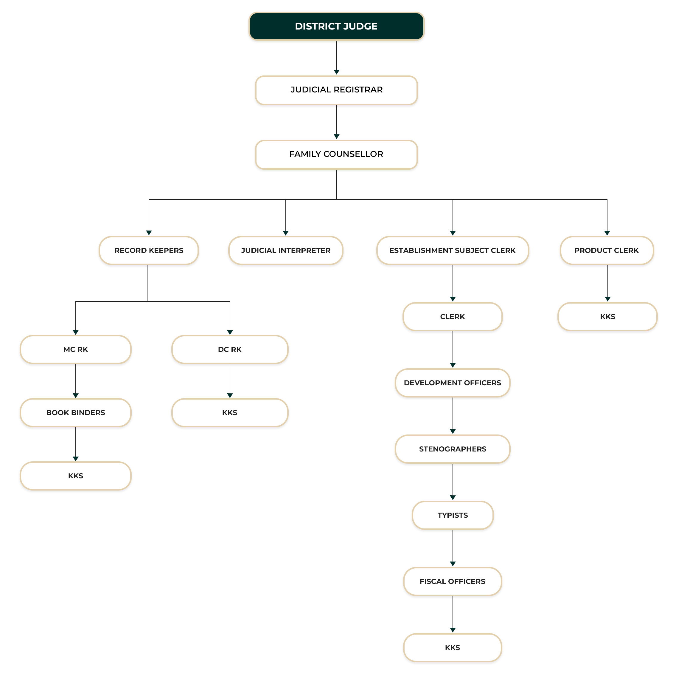 District Court Morawaka ORGANIZATIONAL STRUCTURE